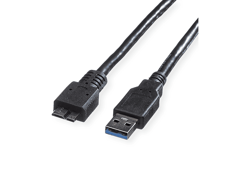 ROLINE USB 3.2 Gen 1 3.2 ST ST - Micro Micro USB Kabel, Kabel B A