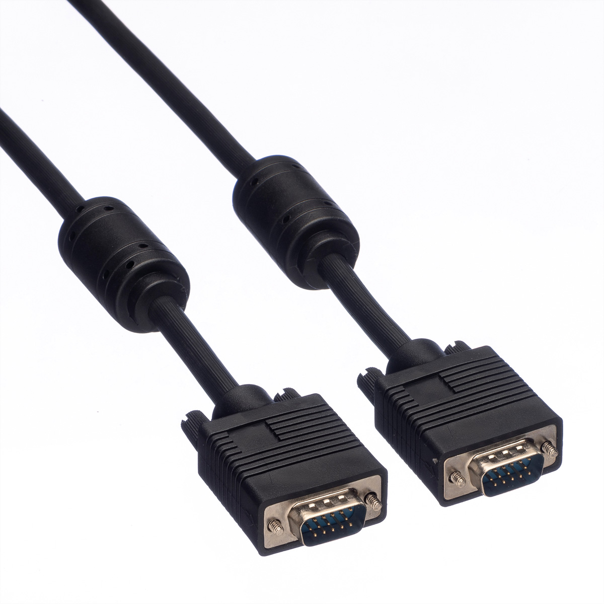 15 ST HD15 ST - VGA-Kabel mit Ferritkern, m VGA-Kabel, ROLINE