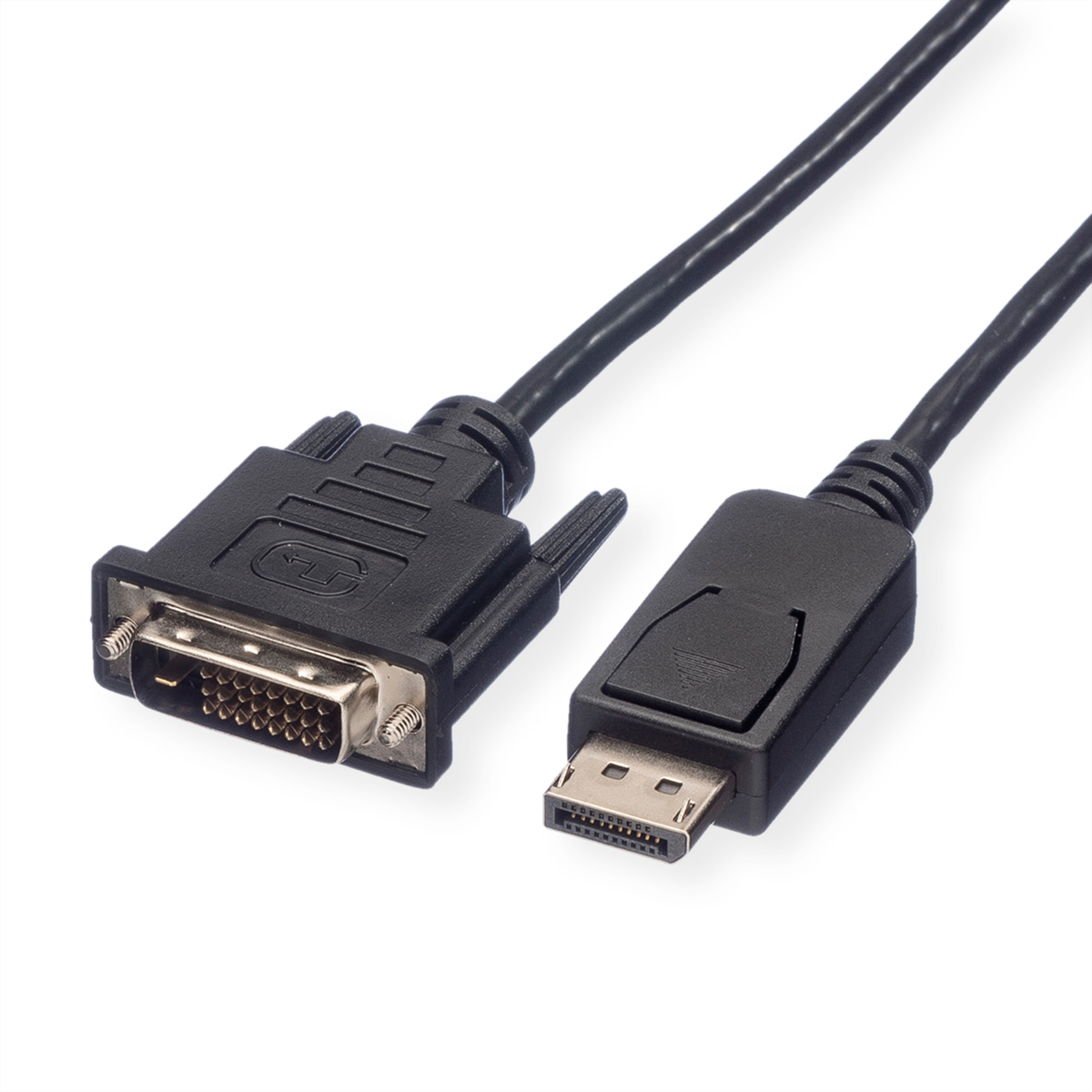 - ST, DP m 3 DP-DVI-Kabel, ST Kabel ROLINE DisplayPort DVI