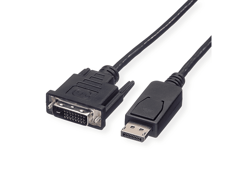 ROLINE DisplayPort Kabel DP ST - DVI ST, DP-DVI-Kabel, 2 m