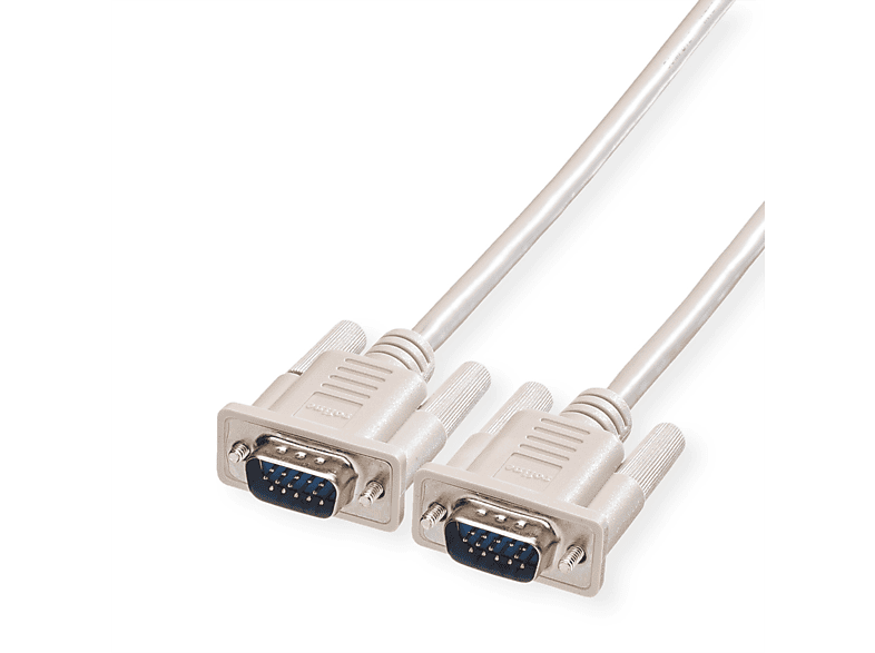 ROLINE Monitor-Anschlusskabel HD15 ST/ST, VGA-Kabel, 3 m