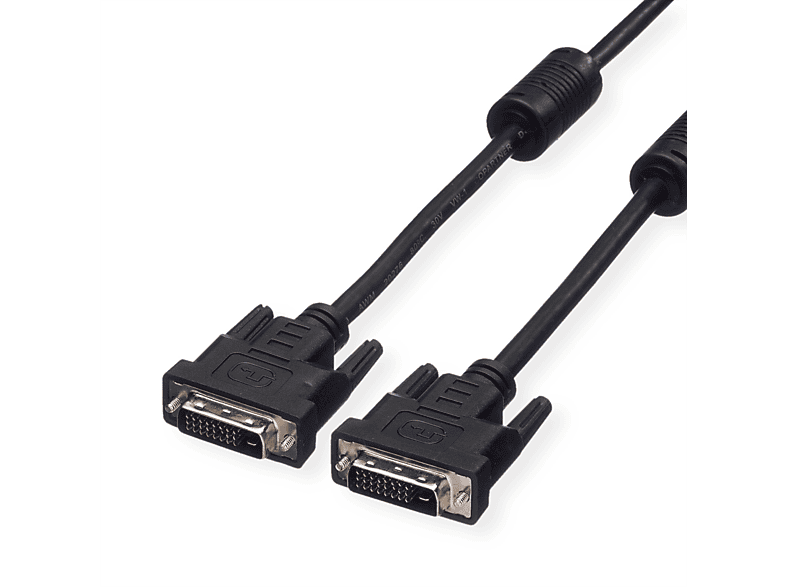 VALUE Monitorkabel DVI, DVI ST-ST, (24+1) dual link, DVI-Kabel (dual link), 3 m