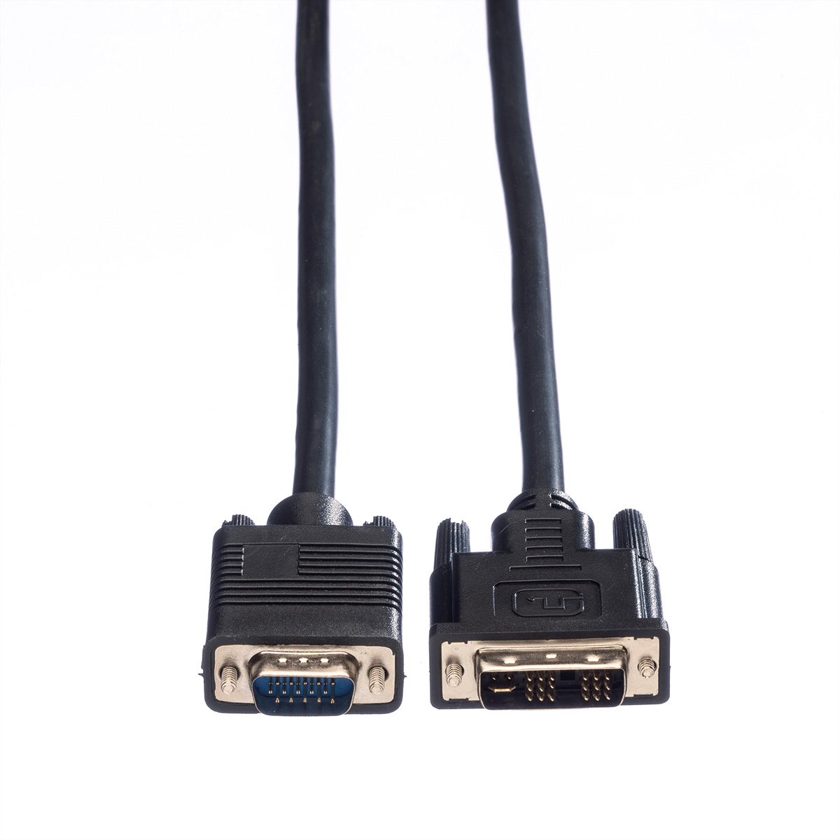 VALUE DVI-VGA VGA ST, DVI (12+5) Kabel, 5 - ST m VGA-DVI-Kabel