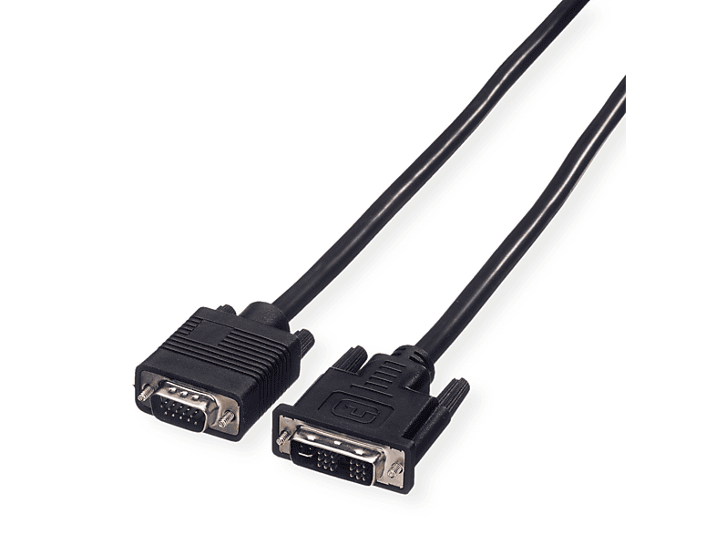 VALUE DVI-VGA Kabel, DVI m ST 5 (12+5) VGA-DVI-Kabel, VGA - ST