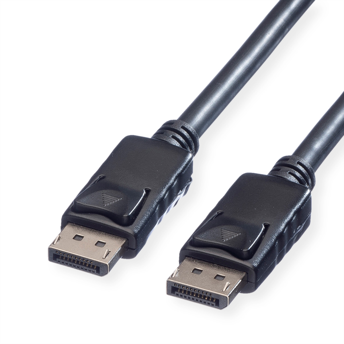 DisplayPort Kabel, v1.2, ROLINE m ST DisplayPort DP-DP, - 10 ST, TPE, Kabel,