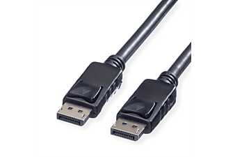 ROLINE DisplayPort Kabel, DP-DP, v1.2, ST - ST, TPE, DisplayPort Kabel, 1 m
