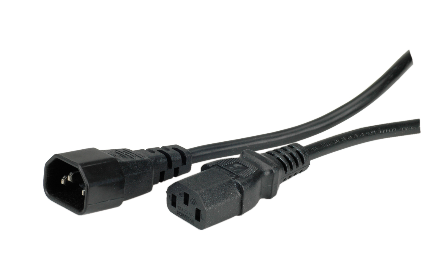 VALUE Apparate-Verbindungskabel, - IEC C13, m 1 C14 320 Stromkabel