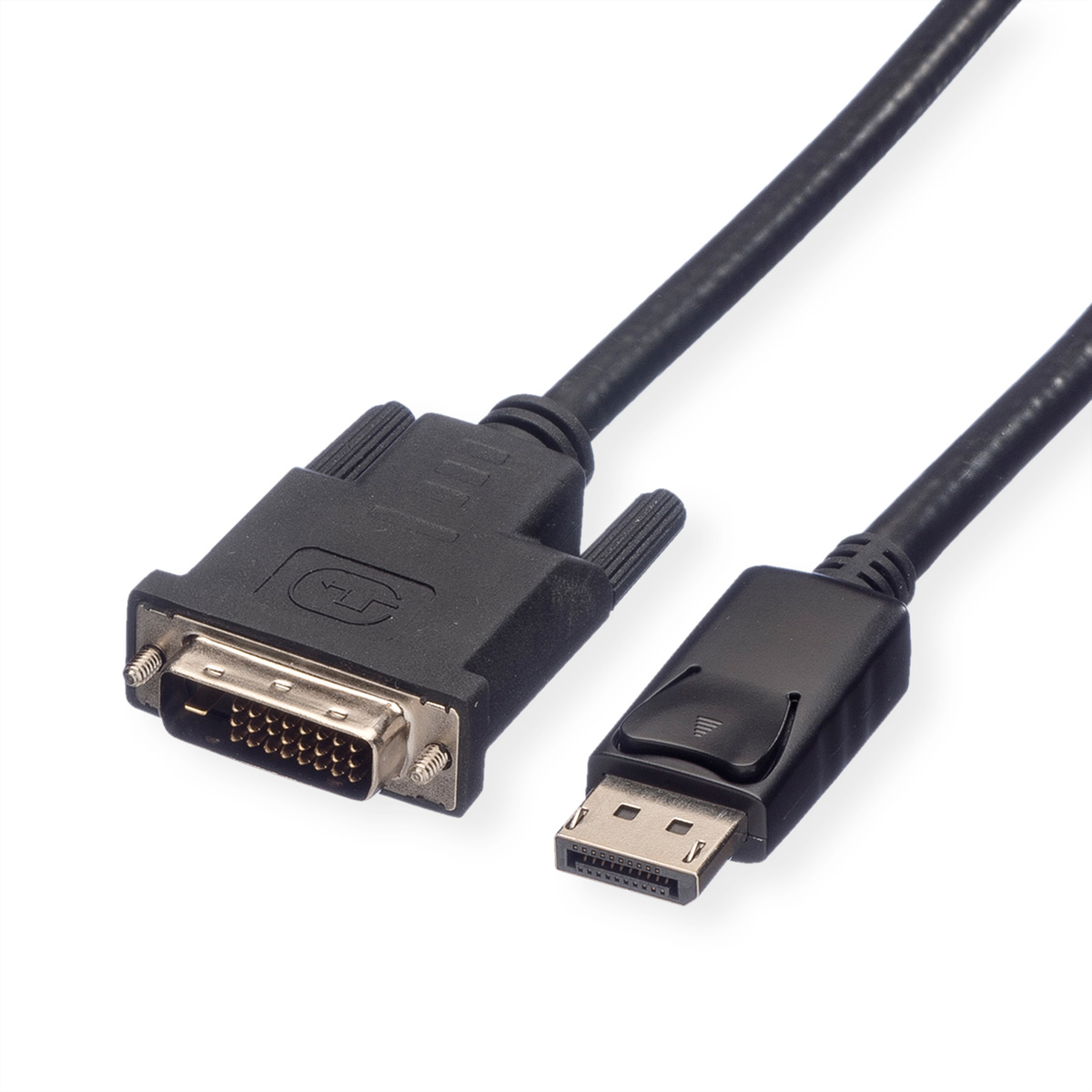 ROLINE DP-DVI-Kabel, 3 LSOH, DVI - m Kabel ST, ST DP DisplayPort