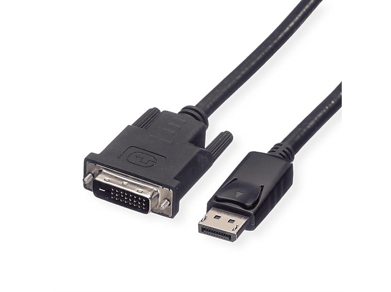 ROLINE DisplayPort Kabel DP ST - DVI ST, LSOH, DP-DVI-Kabel, 1 m