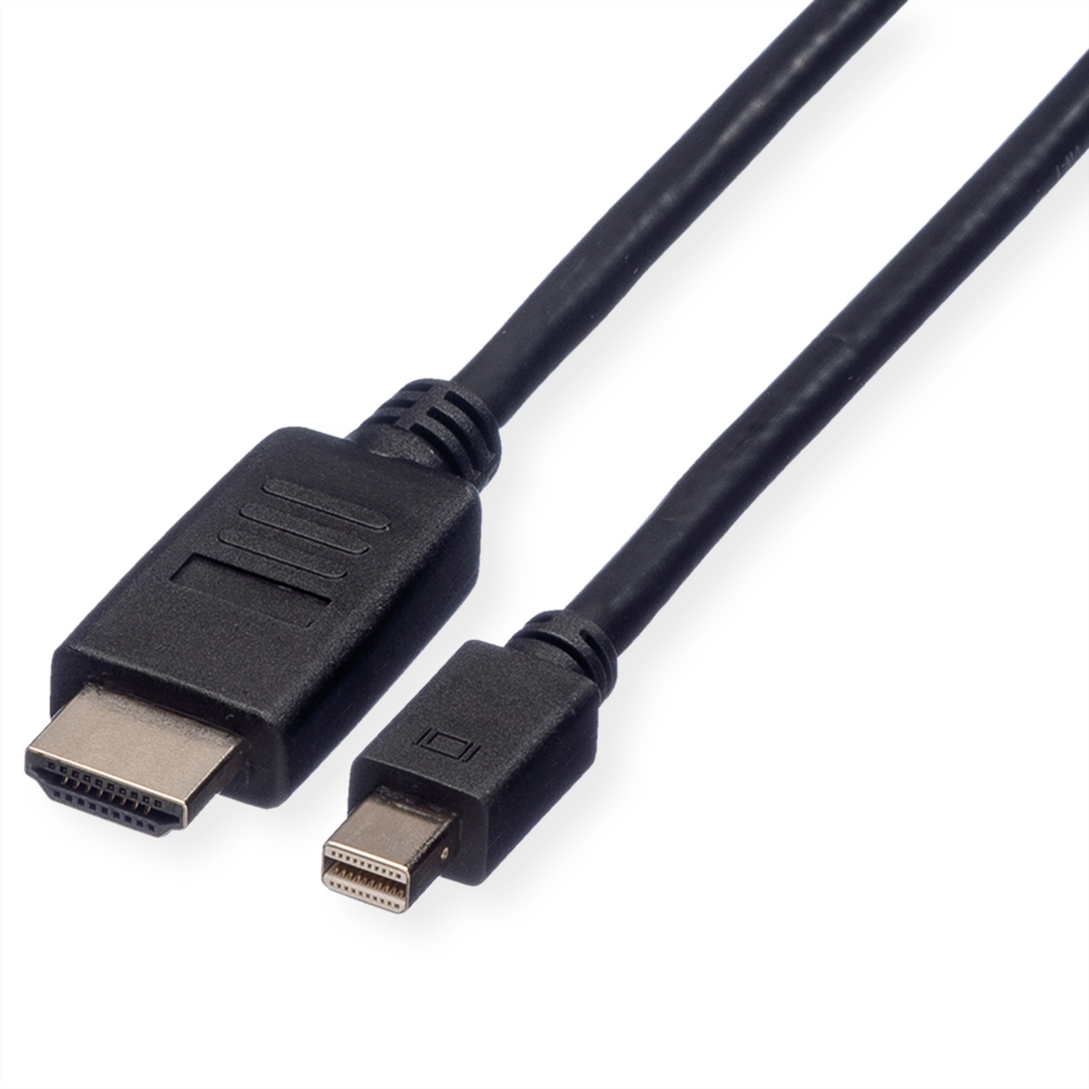 ROLINE Mini DisplayPort Kabel, Mini ST/ST, Kabel, m DisplayPort DP-HDTV, 2