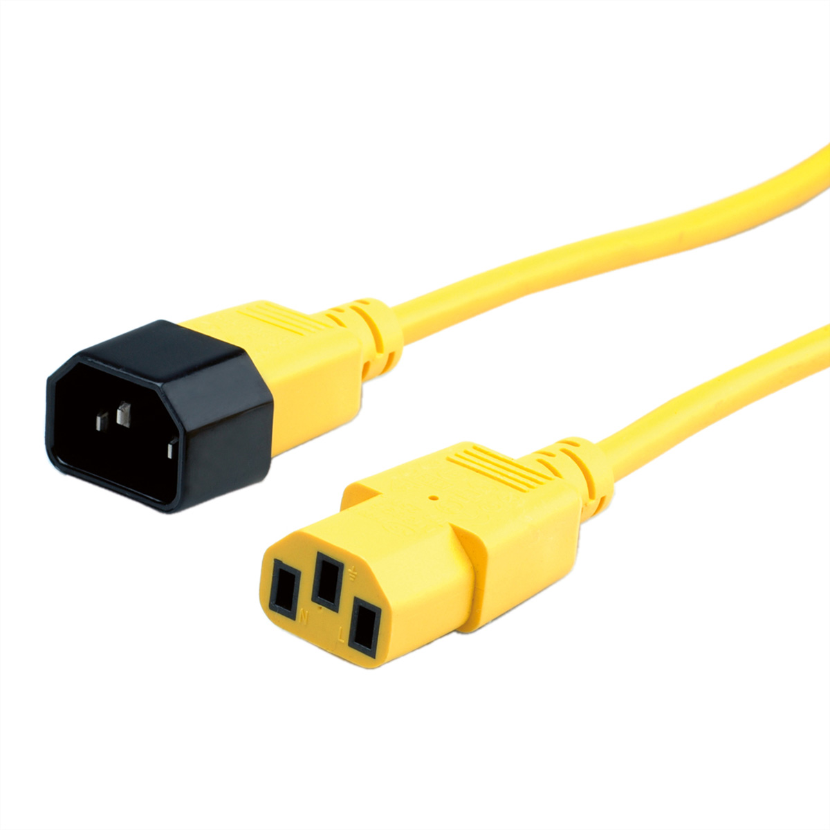 - Stromkabel, C13, 1,8 Apparate-Verbindungskabel, IEC 320 ROLINE m C14