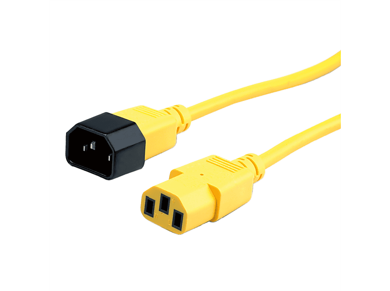 - Stromkabel, C14 m IEC C13, Apparate-Verbindungskabel, 3 320 ROLINE