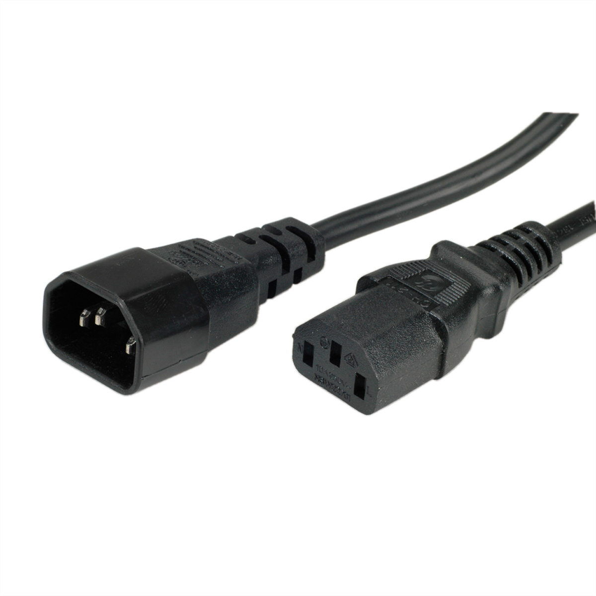 VALUE Apparate-Verbindungskabel, - IEC C13, m 1 C14 320 Stromkabel