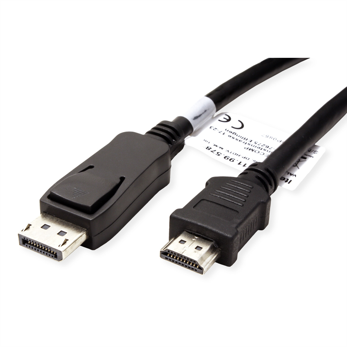 VALUE DisplayPort Kabel DP - ST/ST, 4,5 HDTV, DP-HDTV-Kabel, m