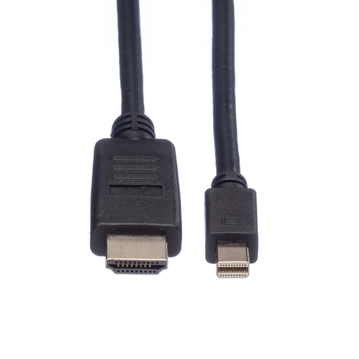 Deux câbles HDMI noirs. Une extrémité est HDMI standard, l'autre est mini-HDMI.