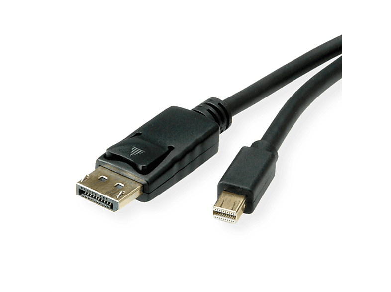 ROLINE Mini DisplayPort Kabel, v1.4, mDP - DP, ST - ST, DisplayPort Kabel, 2 m | Displayport Kabel