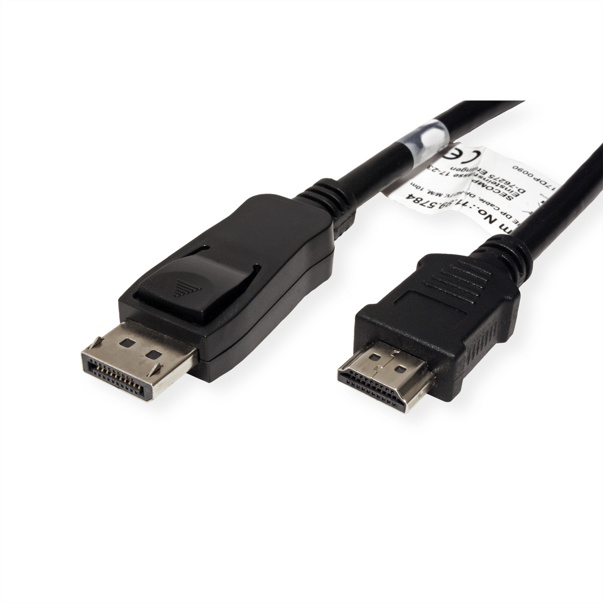 VALUE DisplayPort DP DP-HDTV-Kabel, - HDTV, m 10 ST/ST, Kabel