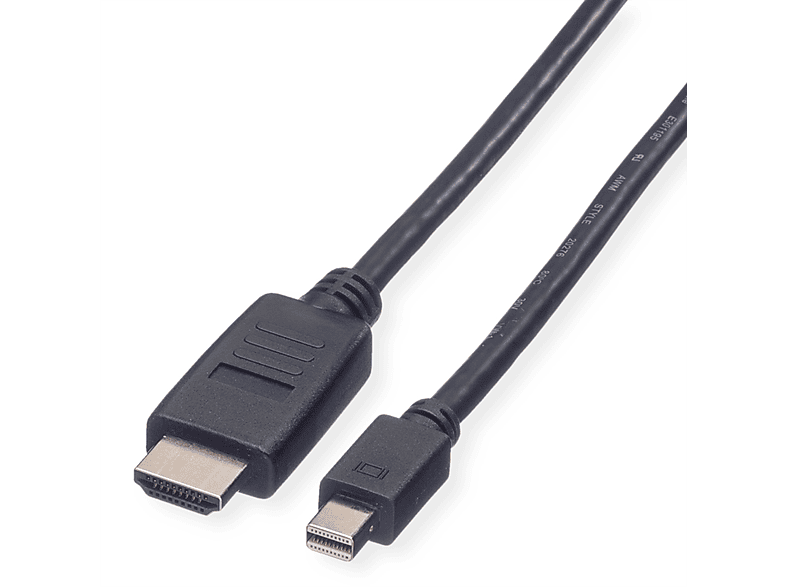 VALUE Mini DisplayPort Kabel, Mini DP-HDTV, ST/ST, DisplayPort Kabel, 2 m