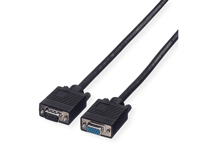BU, 10 HD15 ROLINE m VGA-Kabel - VGA-Kabel, ST