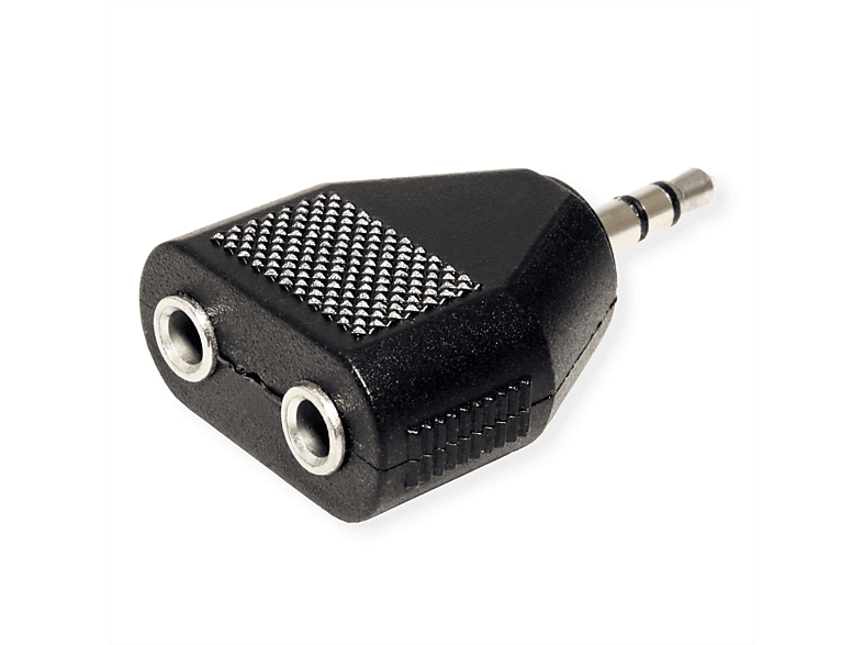 VALUE 3,5mm Adapter (1x ST, 2x BU), Audioverteiler, 20 mm | Lautsprecherkabel & -adapter