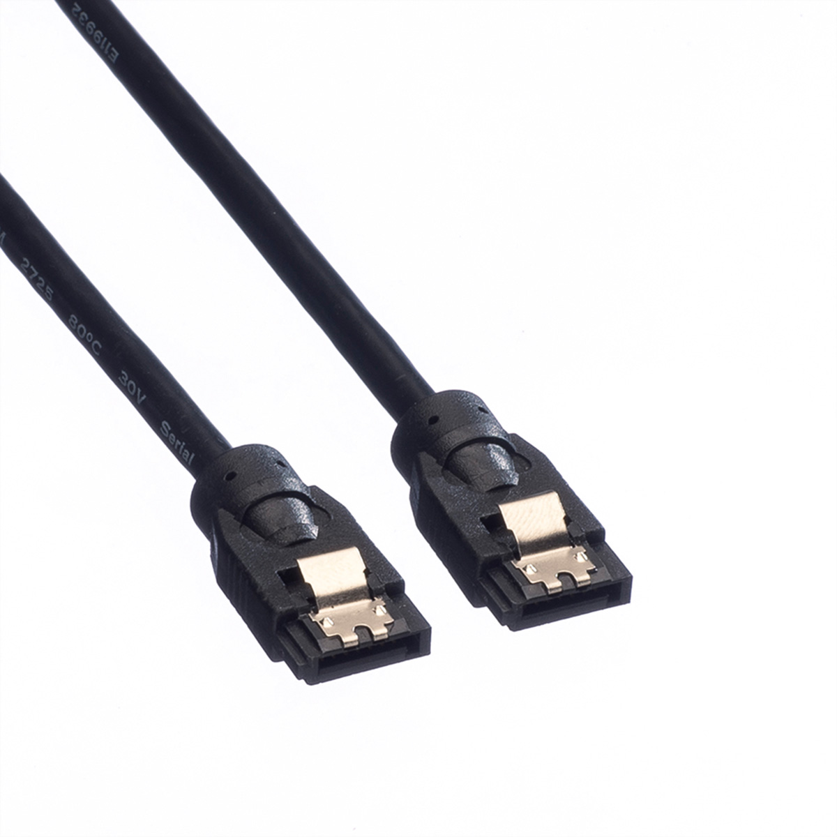 6.0 mit SATA-Kabel, 0,5 HDD-Kabel SATA Internes ROLINE m Schnappverschluss, Gbit/s