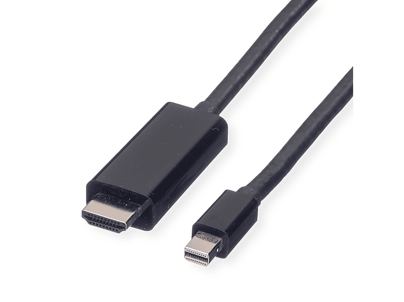 VALUE Mini DP-UHDTV-Kabel, Mini m ST/ST, Kabel, DisplayPort DP-UHDTV, 1
