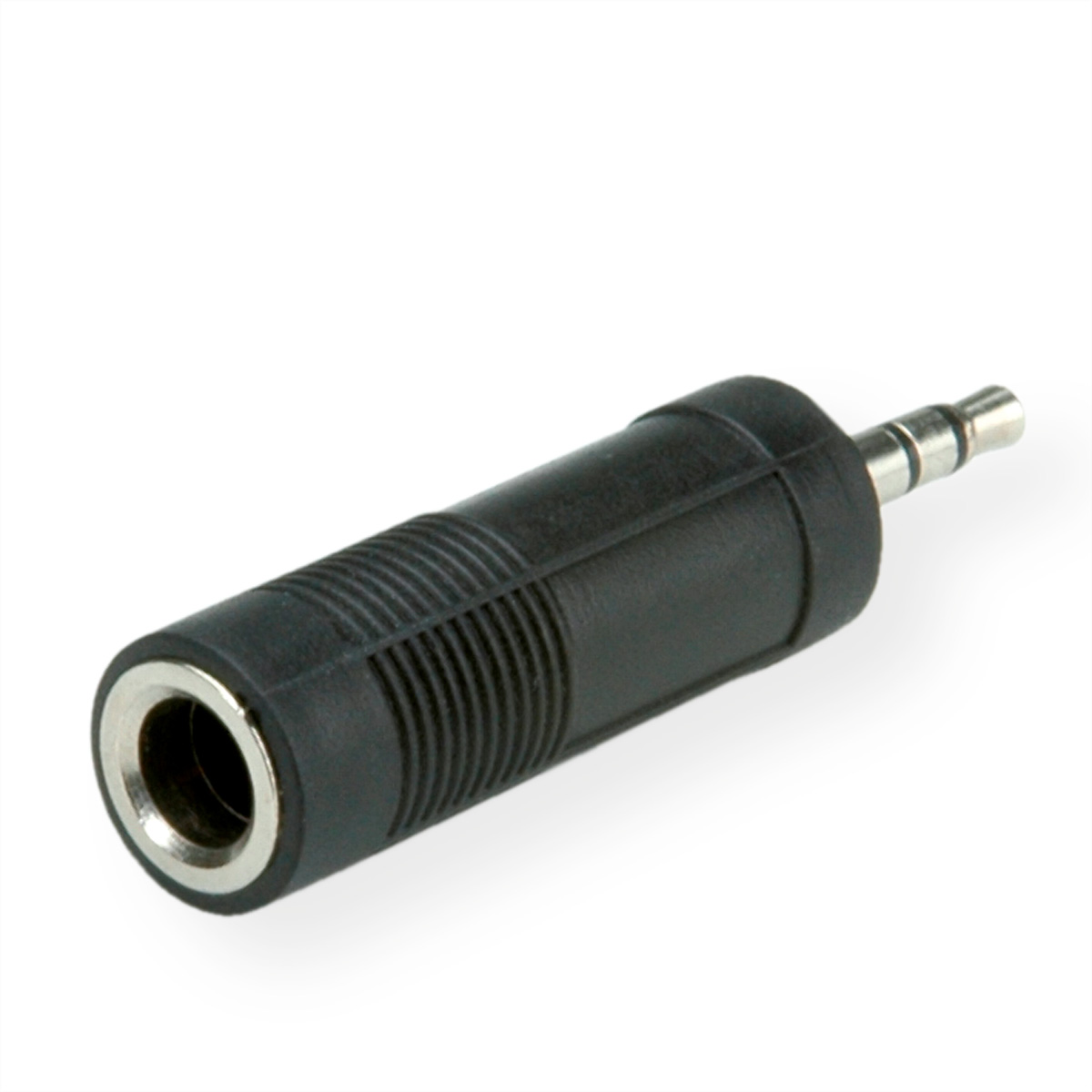 mm Stecker - 37 Adapter 3,5 6,35 Buchse, Audio-Adapter, mm mm Stereo ROLINE