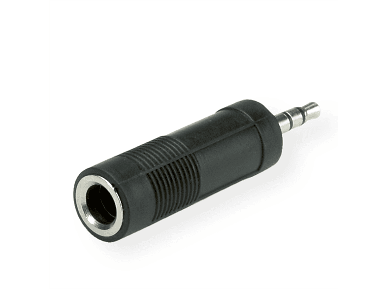 mm Stecker - 37 Adapter 3,5 6,35 Buchse, Audio-Adapter, mm mm Stereo ROLINE