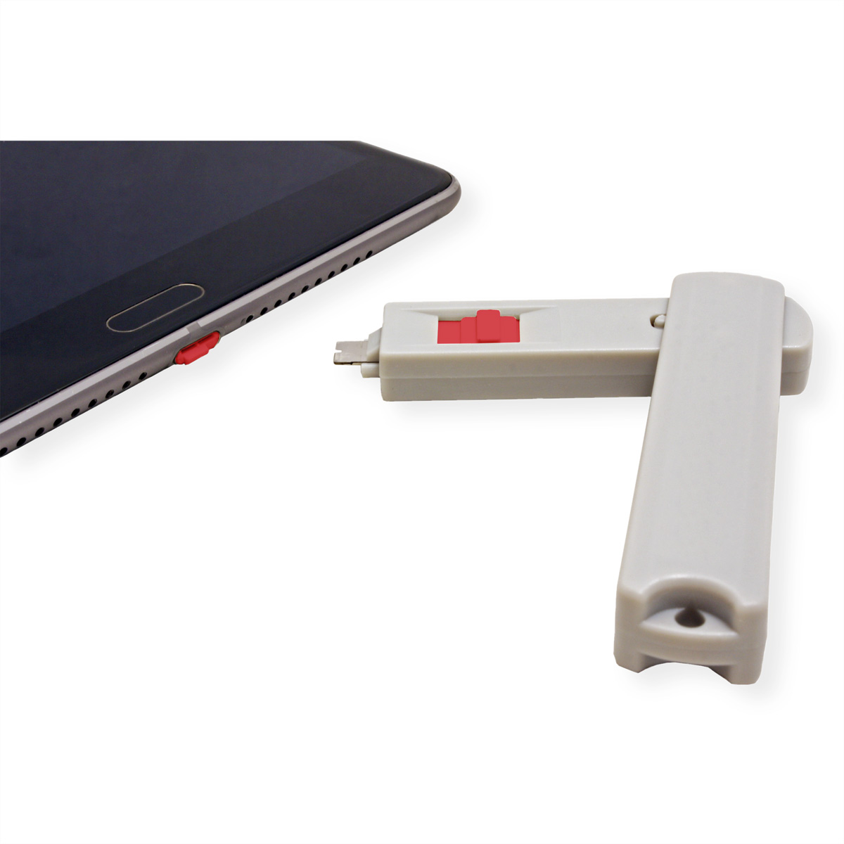 und Abdeckungsschutz Blocker, USB Port Typ USB ROLINE Schloss C Schlüssel für 1x 1x