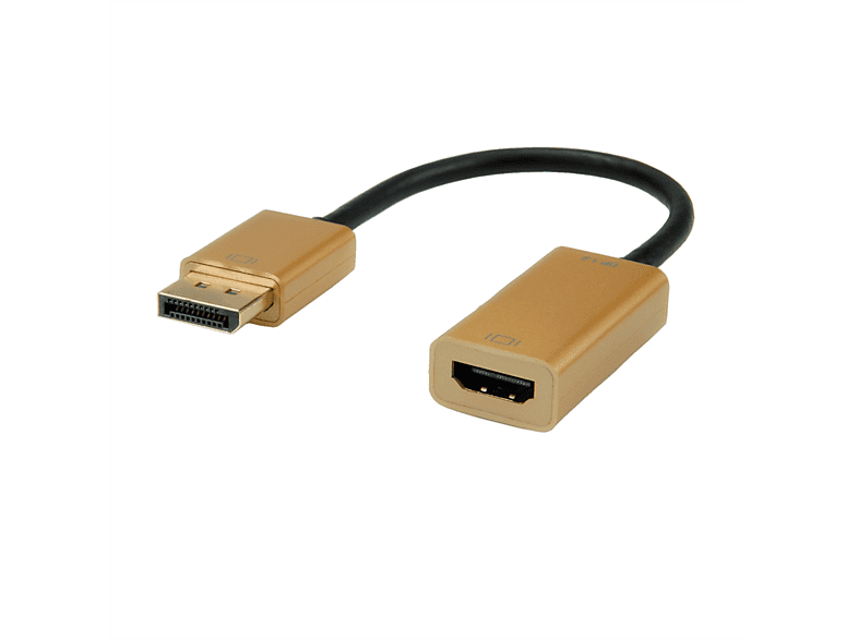 ROLINE GOLD 4K DisplayPortHDMI Adapter, Aktiv, v1.2, DP ST HDMI BU