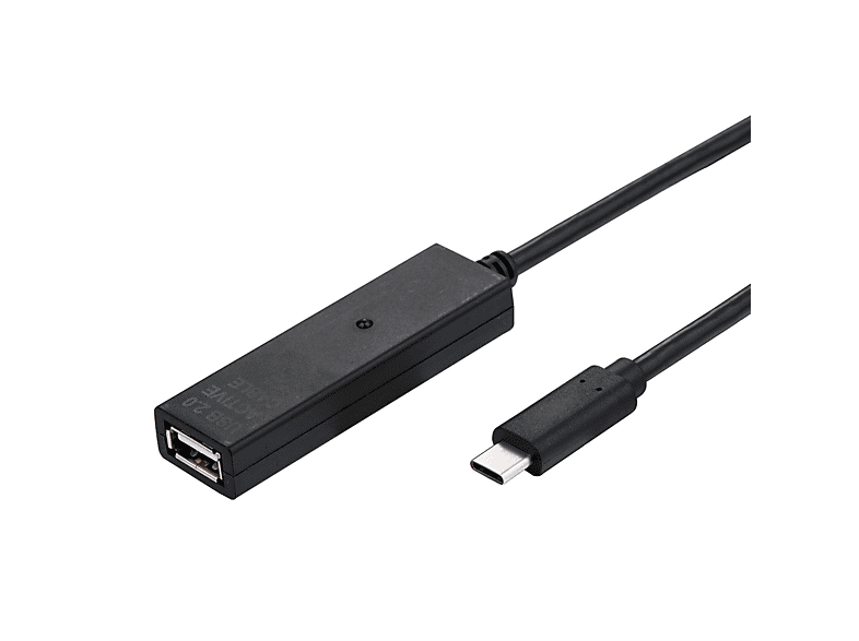 USB VALUE mit aktiv, Verlängerung, USB-Verlängerung A-C 2.0 Repeater,