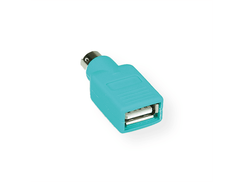 VALUE PS/2 - USB Maus-Adapter, Adapter grün USB - PS/2