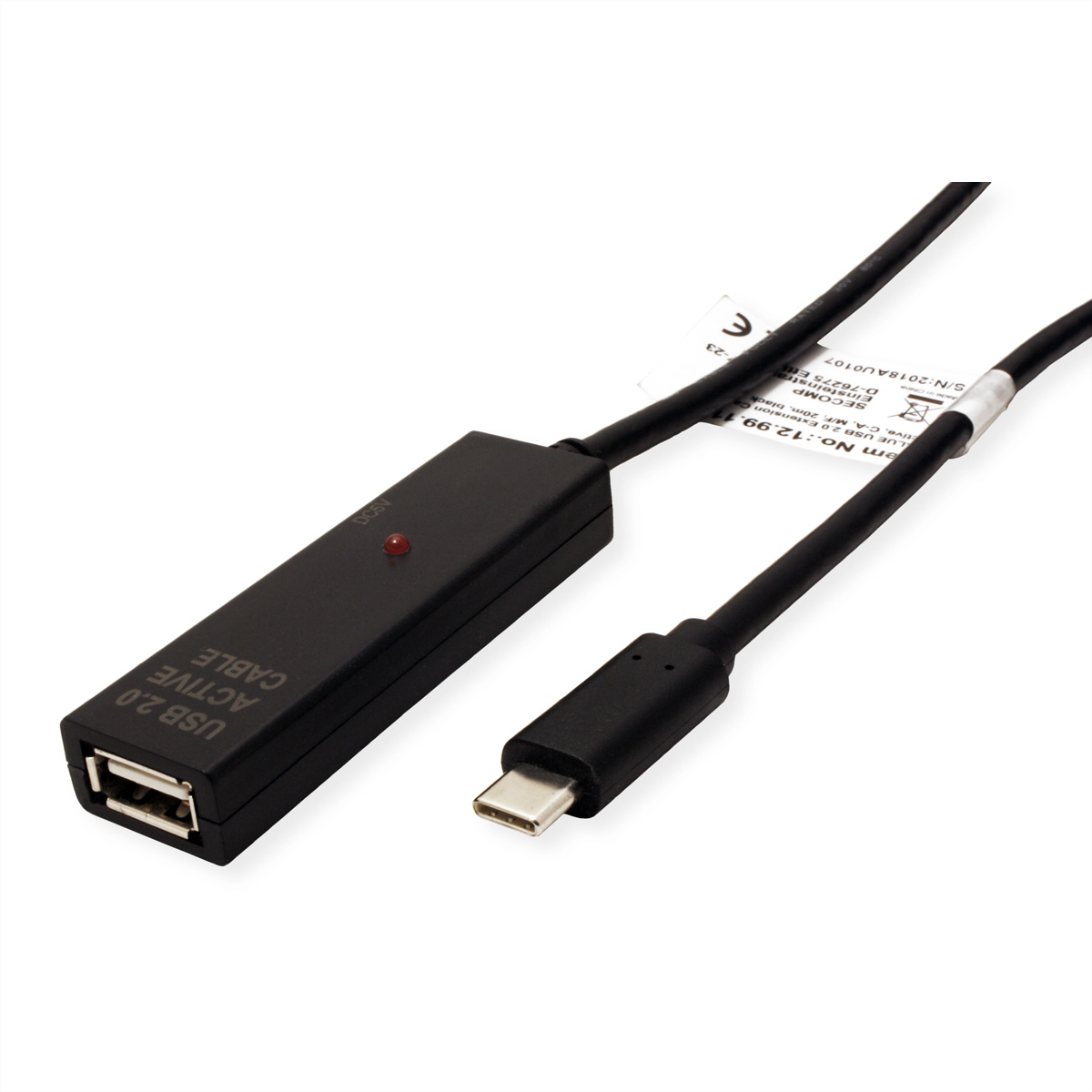aktiv, A-C 2.0 VALUE Repeater, USB-Verlängerung USB Verlängerung, mit