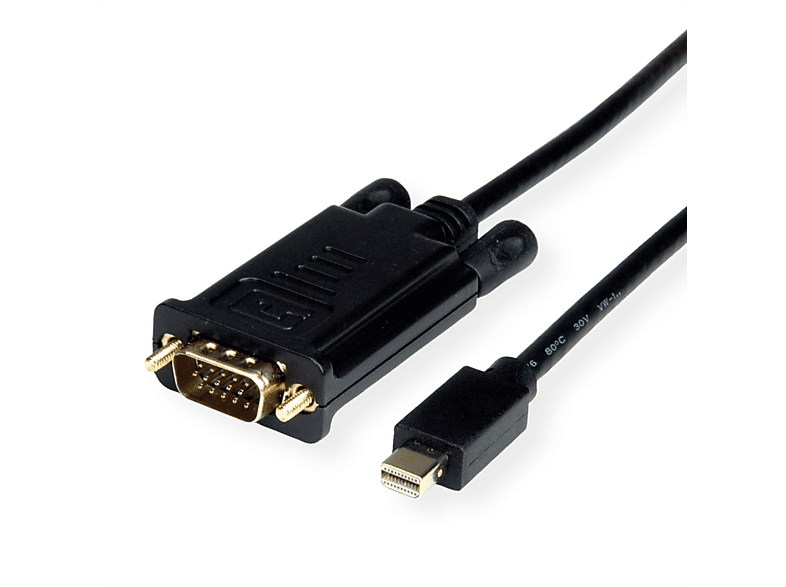 DP Mini ST ROLINE Kabel Mini - Adapter DisplayPort-VGA, Mini ST VGA DisplayPort-VGA