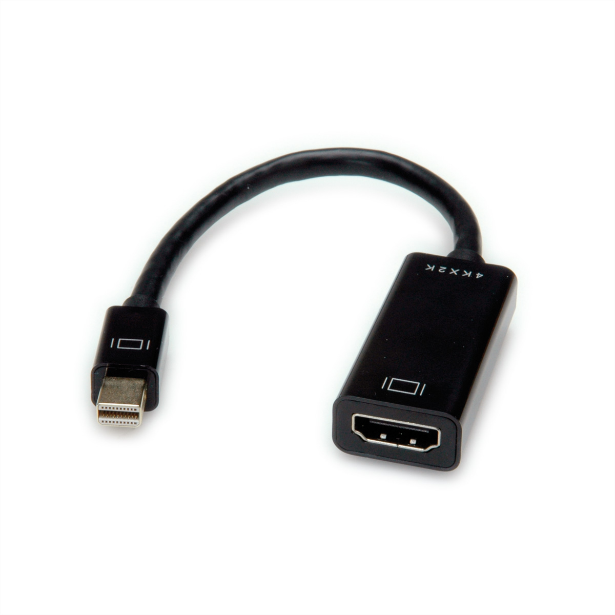 VALUE Mini DisplayPort-HDMI Adapter - DisplayPort-HDMI Adapter, HDMI DP v1.2, Mini BU Mini ST