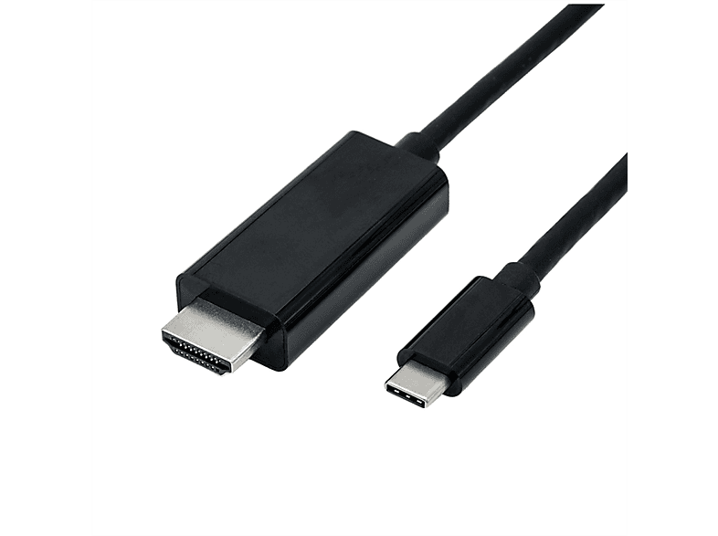 ROLINE USB Typ - HDMI Adapter C Adapterkabel, USB-HDMI ST/ST