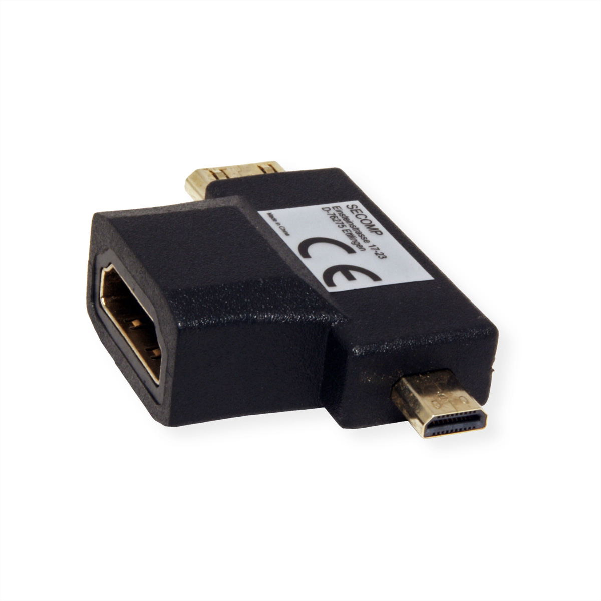 VALUE HDMI T-Adapter HDMI + Mini Micro HDMI Adapter - HDMI HDMI-HDMI