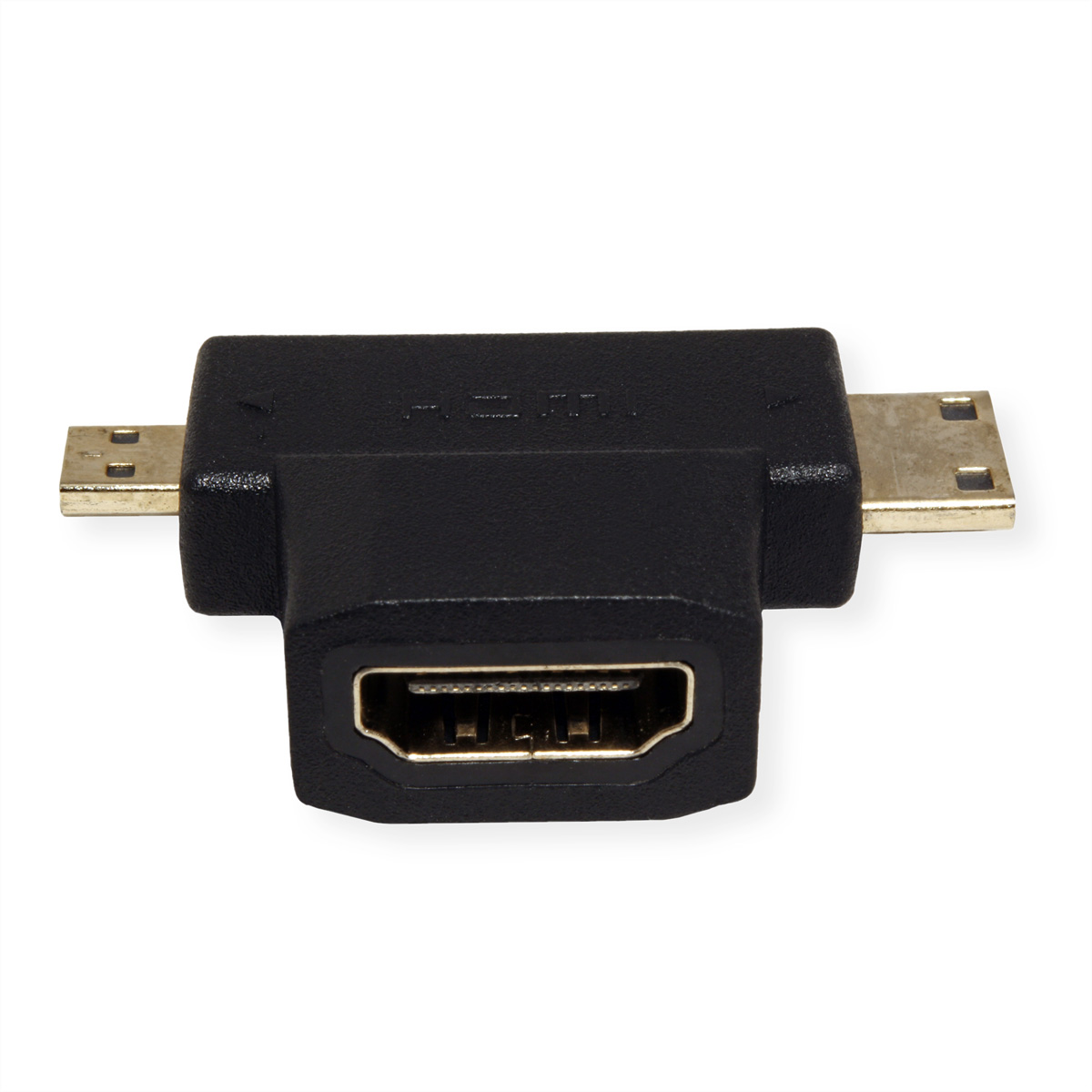 T-Adapter Adapter VALUE HDMI Mini + HDMI HDMI - HDMI Micro HDMI-HDMI