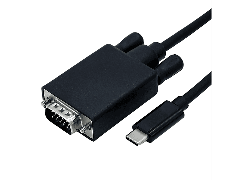 ROLINE USB Typ C - Adapterkabel, USB-VGA Adapter ST/ST VGA
