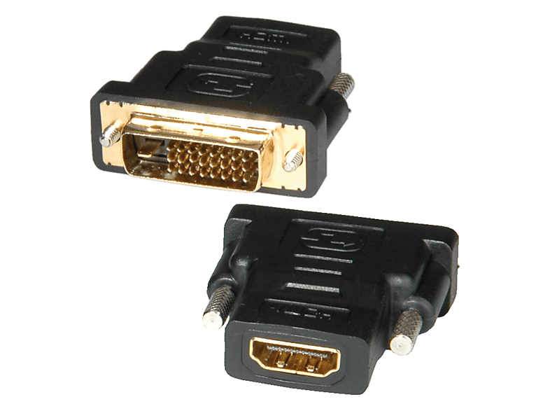 Adapter, DVI-D HDMI-DVI / HDMI-DVI HDMI ST ROLINE Adapter BU