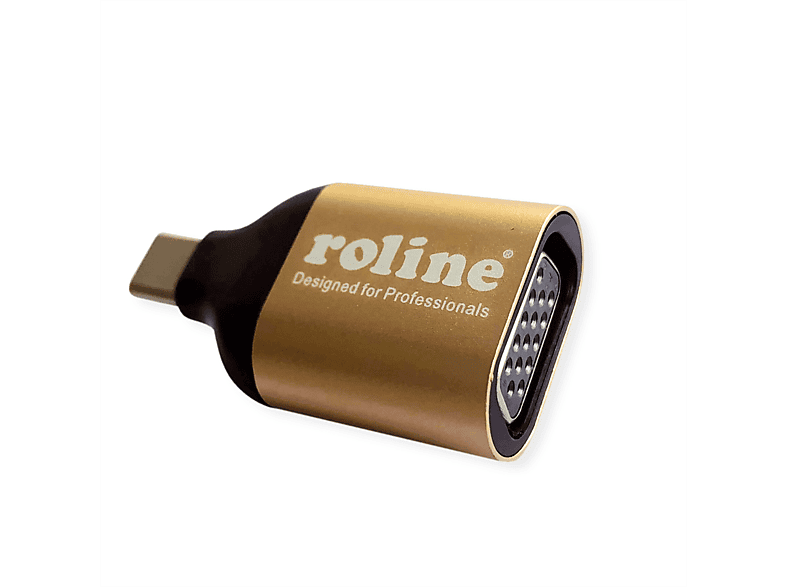 ROLINE GOLD Display Adapter USB Typ C - VGA USB-VGA Adapter