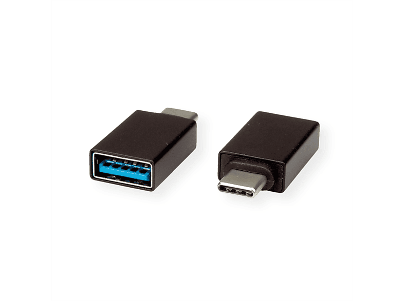 ROLINE USB 3.2 Gen 1 Adapter, USB Typ A - C, BU/ST USB Adapter