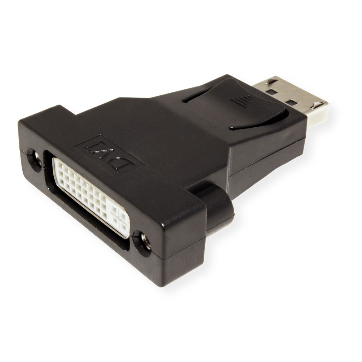 Adapter DP Stecker-DVI DisplayPort-DVI VALUE Buchse DisplayPort-DVI Adapter,