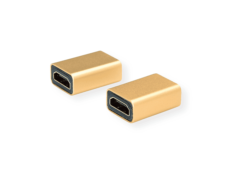 ROLINE GOLD HDMI-Kupplung Buchse - HDMI-HDMI Adapter Buchse