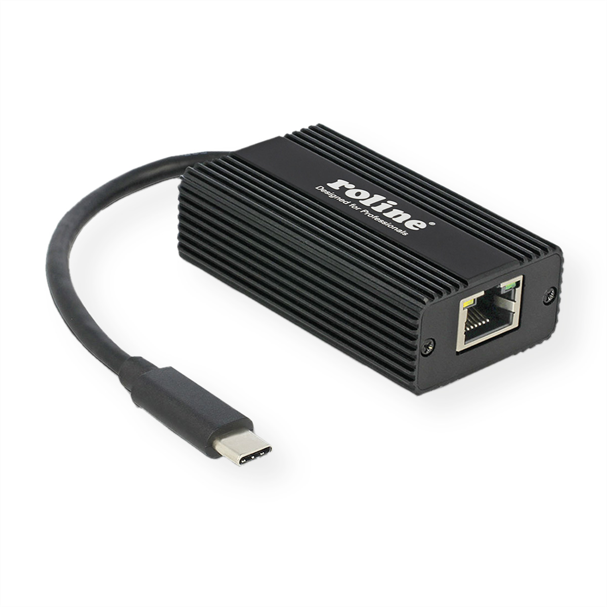 ROLINE USB 3.2 Gen 2 Konverter 2.5-Gigabit-Ethernet Gigabit Konverter Ethernet zu