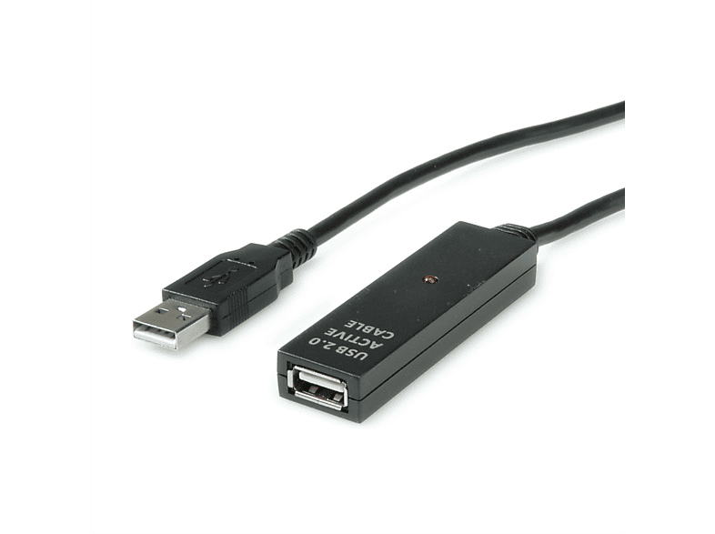 VALUE USB 2.0 aktive Kabelverlängerung USB 2.0 Verlängerungskabel