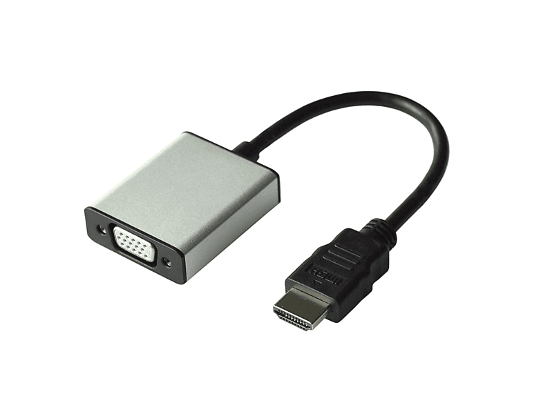 VALUE Adapterkabel HDMI zu VGA+3,5mmAudio (Stereo) HDMIVGA Adapter