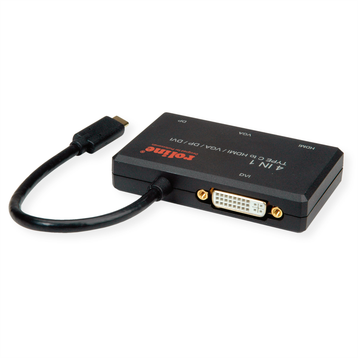 DVI HDMI USB VGA Adapter / / Typ - Display / DP USB-Grafikadapter ROLINE C