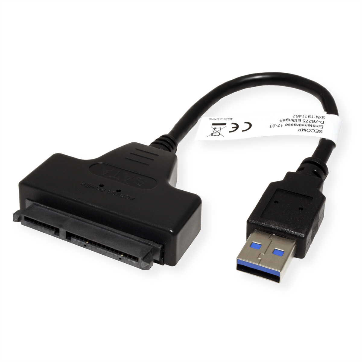 VALUE USB HDD-Docking-Kabel Konverter Gbit/s SATA Gen 6.0 zu 1 3.2