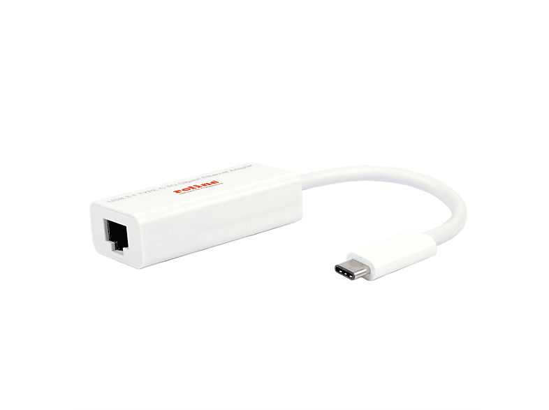 ROLINE USB 3.2 Gen 2 Ethernet zu Ethernet Konverter Gigabit Konverter Gigabit